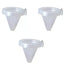 1pc Plastic Automatic Feeder With Suction Cup For Aquarium Red Worm Feeding Fish Tank Cone Live Food Tapered Hopper Basket New