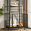 Pet Square Folding Foldable 3 Layer Big Cat Cage Villa Indoor Luxury 3 Tier Design Large Cage
