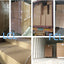 Customized Sizes large and medium fish tank aquariums for marine and freshwater with overflow sump cabinet