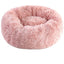 Brand New Round Shape Soft Houses for Cats Deep Sleeping Long Plush Puppy Lounger Pet Mat Small Dog Cushion Kitten Sofa Bed