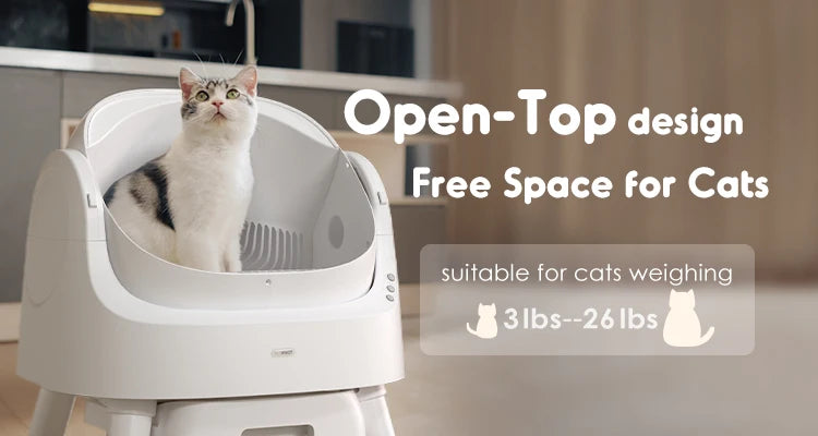 Reliable design pet products for Multiple Cats Automated Cleaning Litter Box