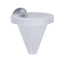 1pc Plastic Automatic Feeder With Suction Cup For Aquarium Red Worm Feeding Fish Tank Cone Live Food Tapered Hopper Basket New