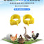 10 pcs of Rfid Electronic Tag Chicken Duck Goose Pigeon Bird Foot Ring  Chip Induction Foot Tag Poultry Breeding Management