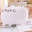 Kawaii Cat plush Pillow kitten Cushion soft Colorful Stuffed Toys gray pink white plush doll houseware gifts for girlfriend