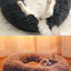 Brand New Round Shape Soft Houses for Cats Deep Sleeping Long Plush Puppy Lounger Pet Mat Small Dog Cushion Kitten Sofa Bed