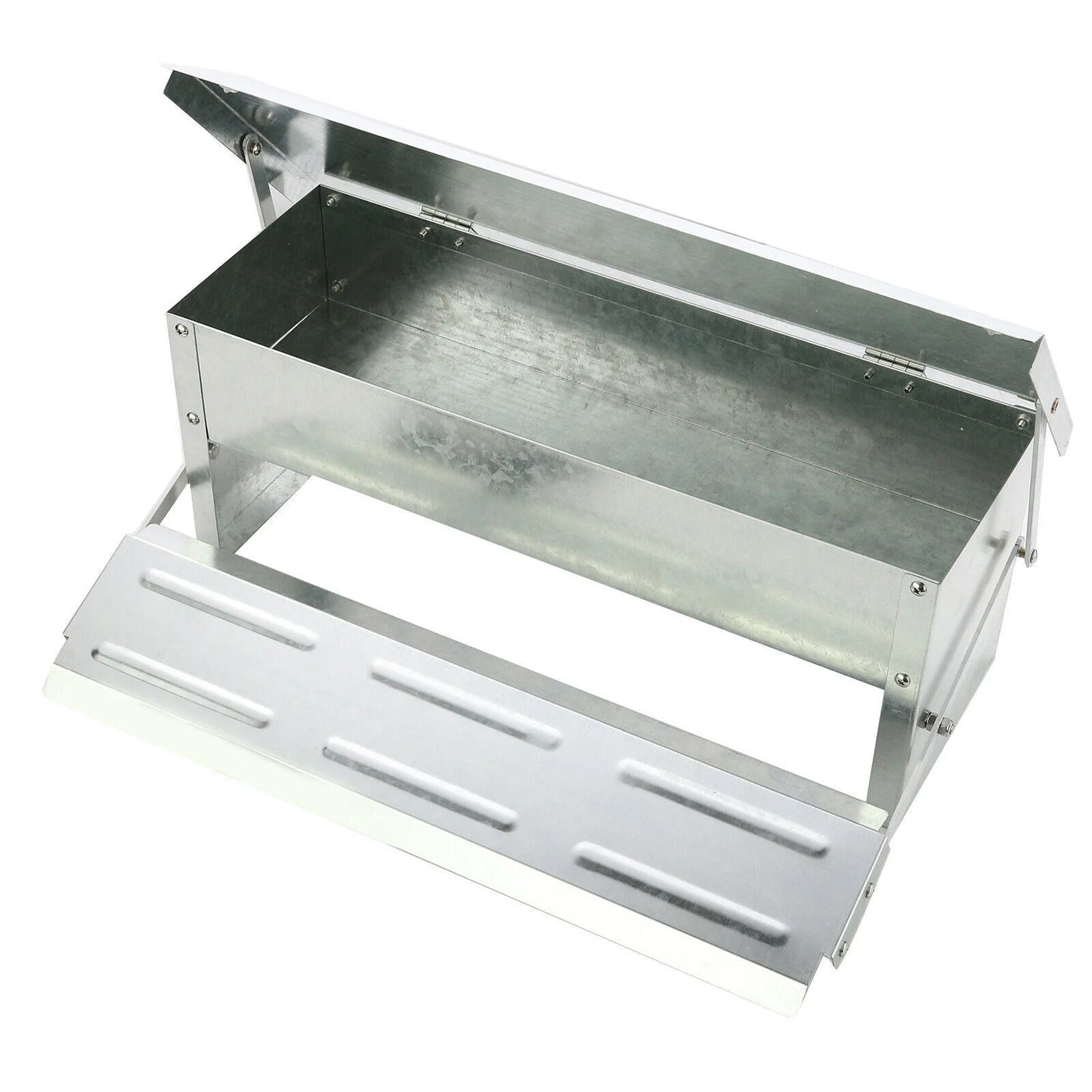 Automatic Chicken Feederfor Chickens Ducks and Geese Feed Trough Rainproof Feeding Artifact Breeding Equipment for Chickens