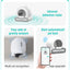 EU Warehouse 2024 New Ti+ Intelligent Automatic Smart Cat Litter Box areneros para gatos Self Cleaning Litter Box for Cats