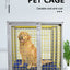 Langle Profile Dog Cage Cat Cage Folding House Pet Nest Aluminum Large Medium and Small Dog Thickened Iron Metal Solid CLASSICS