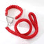 Heavy Duty Pet Dog Collar Leash Set Adjustable Obedience P Chain Collar Nylon Dog Leash Strap Lead Rope for Medium Large Dogs