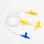 5pcs/lot 4mm 2/3 ways Aquarium Air Control Valve Aquarium Fish Tank Air Pump Connector Control Valve Air Pipe Tubes For Aquarium