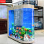 Small and medium-sized ultra-white glass hot bending tank bullet large screen ecological goldfish tank aquarium