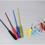 Interactive Cat Feather Toy Feather Teaser Stick Wand Pet Retractable Feather Bell Refill Replacement Catcher Product for Kitten