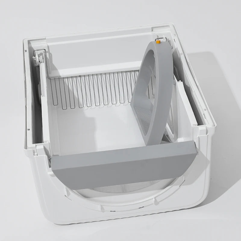 New Large Semi-automatic cat sand basi Cat Toilet  Cat Litter Box Pet Waste Collection Device