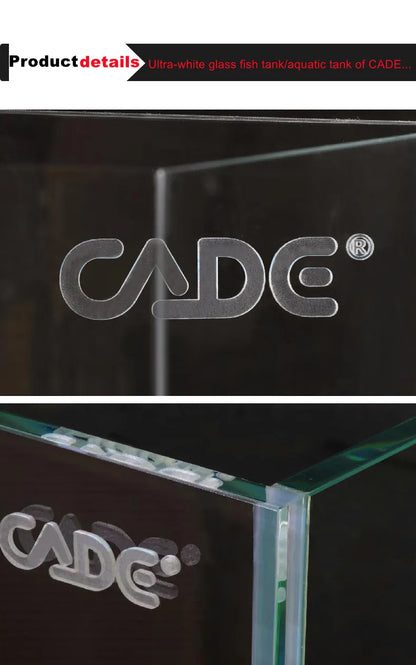 450L 119Gallon CADE Glass Aquarium Marine Fish Tanks With Cabinet
