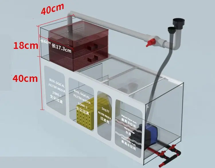 Large Vertical Extra Clear Glass Water Plant Ecological Fish Tank Wholesale Fish Tanks With Cabinet
