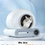 Smart Cat Litter Basin Automatic Cat Litter Box Self-Cleaning Sandbox Toilet for Multiple Cats