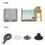 1Set Plastic Aquarium Air Stone With 2W Air Pump Pond Fish Tank Pump Aerator Aeration Hydroponic Oxygen Air Stone with Tube