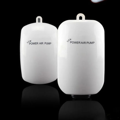 3W Ultra Low Noise Aquarium Air Pump Fish Tank Mini Air Compressor Oxygen Pump Fish Tank Aquarium Oxygen Pump Two Outlets