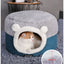 HOOPET Cat Bed House Soft Plush Kennel Puppy Cushion Small Dogs Cats Nest Winter Warm Sleeping Pet Dog Bed Pet Mat Supplies