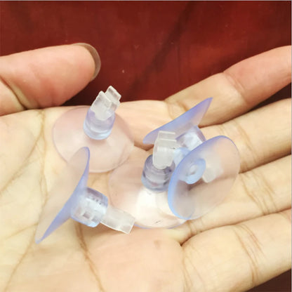 10Pcs 4/5mm Aquarium Suction Cup Air Tube Holder Sucker for Fish Tank Pump Oxygen Air Tubes Fixing Clip Aquarium Accessories