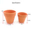 Red Mud Aquarium Decoration For Water Grass Fish Tank Mini Pot Polka Water Potted Planting Cylinder Cup Aquarium Accessories