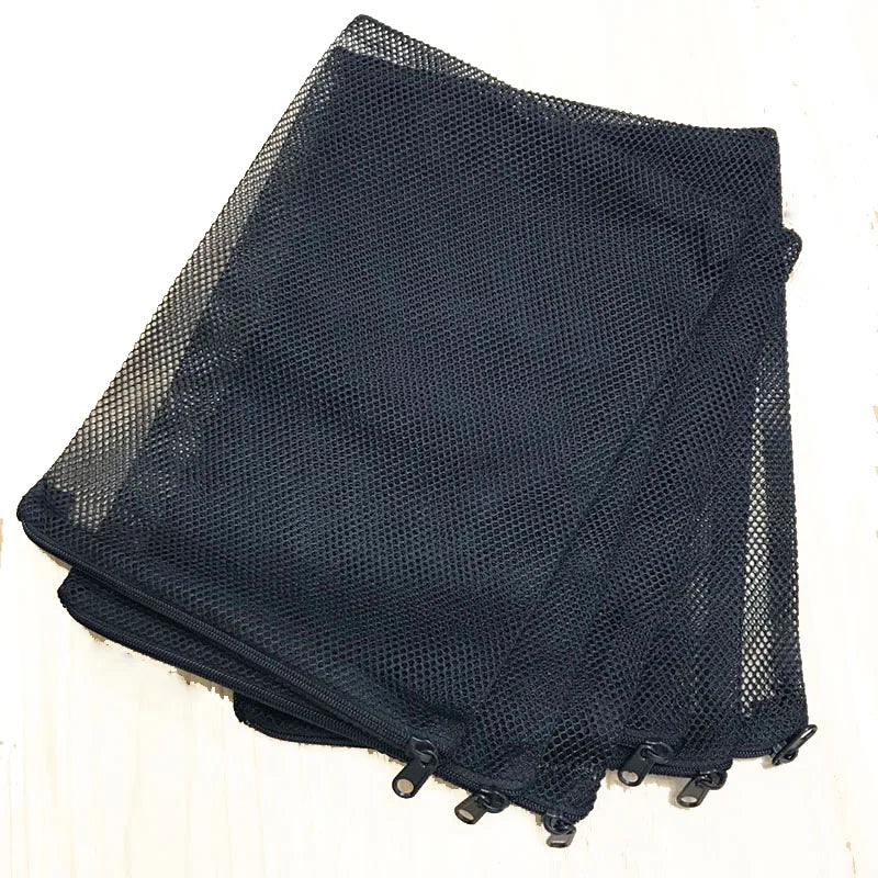 2Pcs Black Aquarium Filter Bag Mesh Bags For Fish Tank Aquarium Pond For Bio Ball Carbon Media Ammonia Fish Tank Isolation Bags