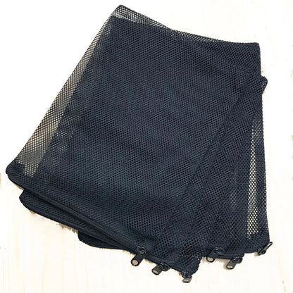 2Pcs Black Aquarium Filter Bag Mesh Bags For Fish Tank Aquarium Pond For Bio Ball Carbon Media Ammonia Fish Tank Isolation Bags