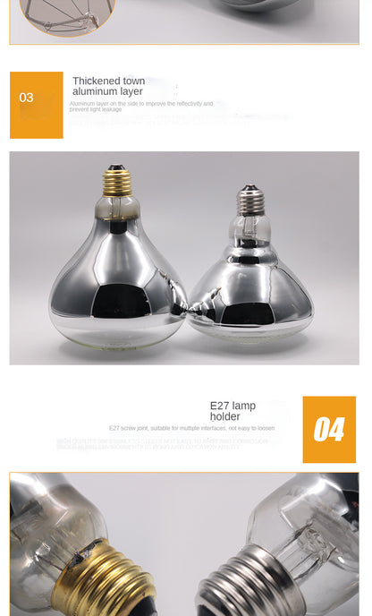 Thermal Insulation Lamp Shade with Switch for Breeding Animals, Heating Lamp Shade for Chickens Piglet  Waterproof Lamp Shade F
