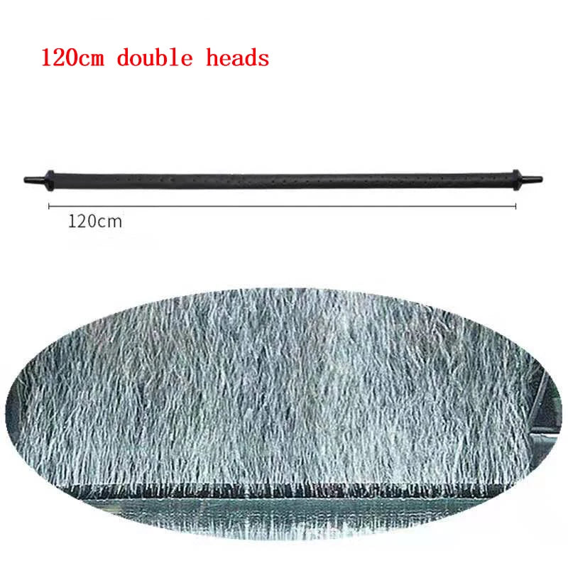 Sizes20cm~120cm Aquarium Fish Tank Air Stone Bubble Wall Aeration Soft Tube Hose Fish Tank Pump Hydroponic Oxygen Diffuser Tubes