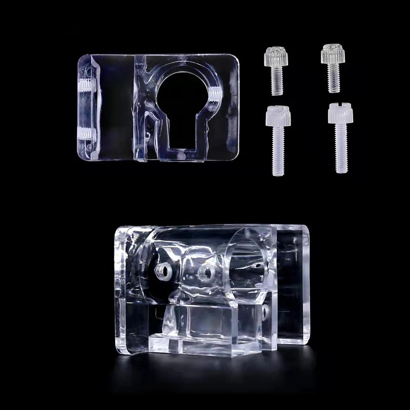 20mm/26mm Large Pipe Water Tube Fixed Clip Acrylic Aquarium Water Tube Holder Water Pipe Hose Mount Bracket Fish Tank Hose Clamp