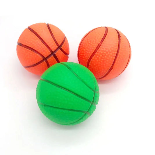 1Pcs Squeaky Basket Ball Pet Dog Toys Squeeze Sound Pet Cat Toy Dogs Toys for Small Medium Dogs Pets Toy Supplies Small Dogs