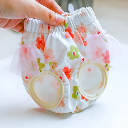 Washable Dog Period Panties Heat Dog Panties Stretchy Reusable Female Dog Diapers for Small Medium Dogs