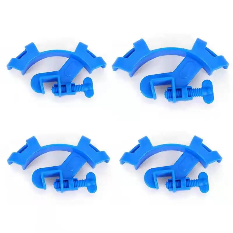 1Pc Blue Aquarium Water Tube Holder Water Pipe Hose Mount Bracket for 8-16mm Pipe Water Tubes Fixed Clip Fish Tank Hose Clamp