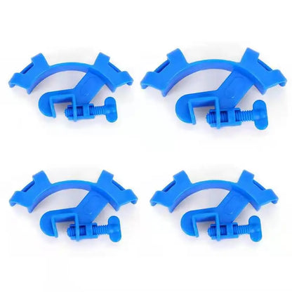1Pc Blue Aquarium Water Tube Holder Water Pipe Hose Mount Bracket for 8-16mm Pipe Water Tubes Fixed Clip Fish Tank Hose Clamp