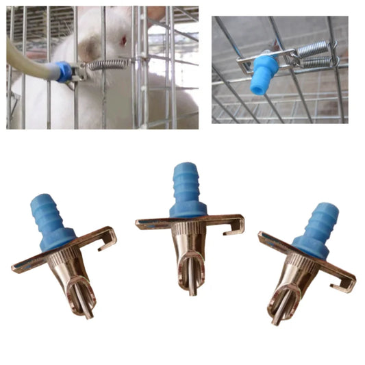 10pcs Automatic Rabbit Water Feeder Nipple Automatic Water Nippler Drinker Feeders Guinea Pig Bunny Rabbit Pet Accessories