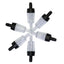 10pcs Plastic Aquarium Air Pump Check Valve Fish Tank 5 pcs One Way Non-Return Check Valve Aquarium Co2 System Air Pump