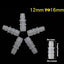 8/12/16mm 5pcs Aquarium Water Pipe Tube Adapter Outlet Inlet Hose Control Valve For Fish Tank Connectors  Acuario Accesorio New