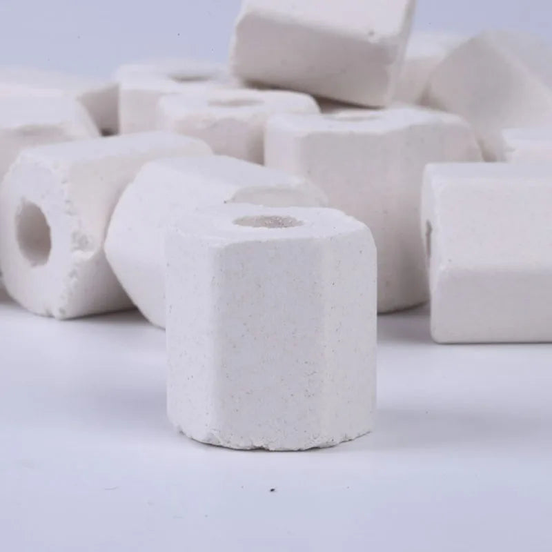 100g Aquarium Fish tank Filter Media Ceramic Ring For Aquarium Glass Ring Biological ring Baterial House 100g High Quality