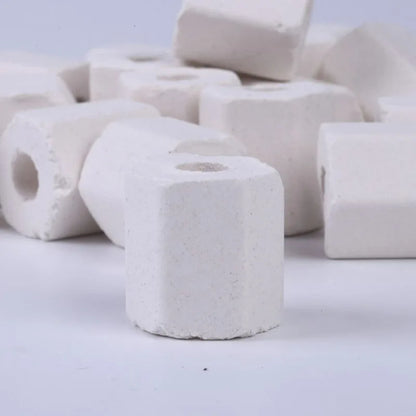 100g Aquarium Fish tank Filter Media Ceramic Ring For Aquarium Glass Ring Biological ring Baterial House 100g High Quality