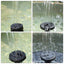 Mini Solar Water Fountain Pool Pond Waterfall Fountain Garden Decoration Outdoor Bird Bath Solar Powered Fountain Floating Water
