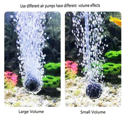 1Pcs 2cm/3cm/4cm/5cm Aquarium Round Shape Air Bubble Stone Aeration Aerator Fish Tank Pump Hydroponic Oxygen Plate Accessories