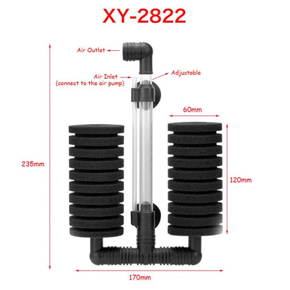 Aquarium Filter Fish Tank Shrimp Pond Air Pump Skimmer Biochemical Sponge Filter Aquarium Filtration Filter Aquatic Pets Product