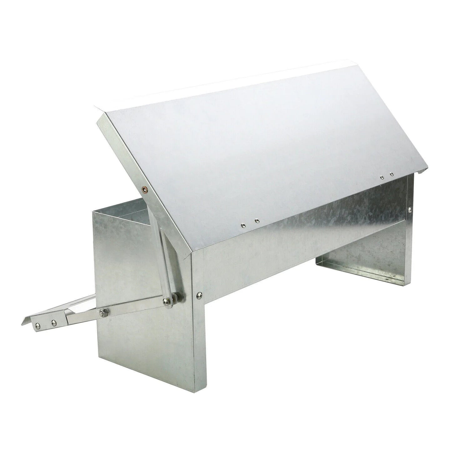 Automatic Chicken Feederfor Chickens Ducks and Geese Feed Trough Rainproof Feeding Artifact Breeding Equipment for Chickens