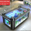 Wholesale aquarium  tank living room sofa table top ultra white curling coffee table ecological glass fish tank