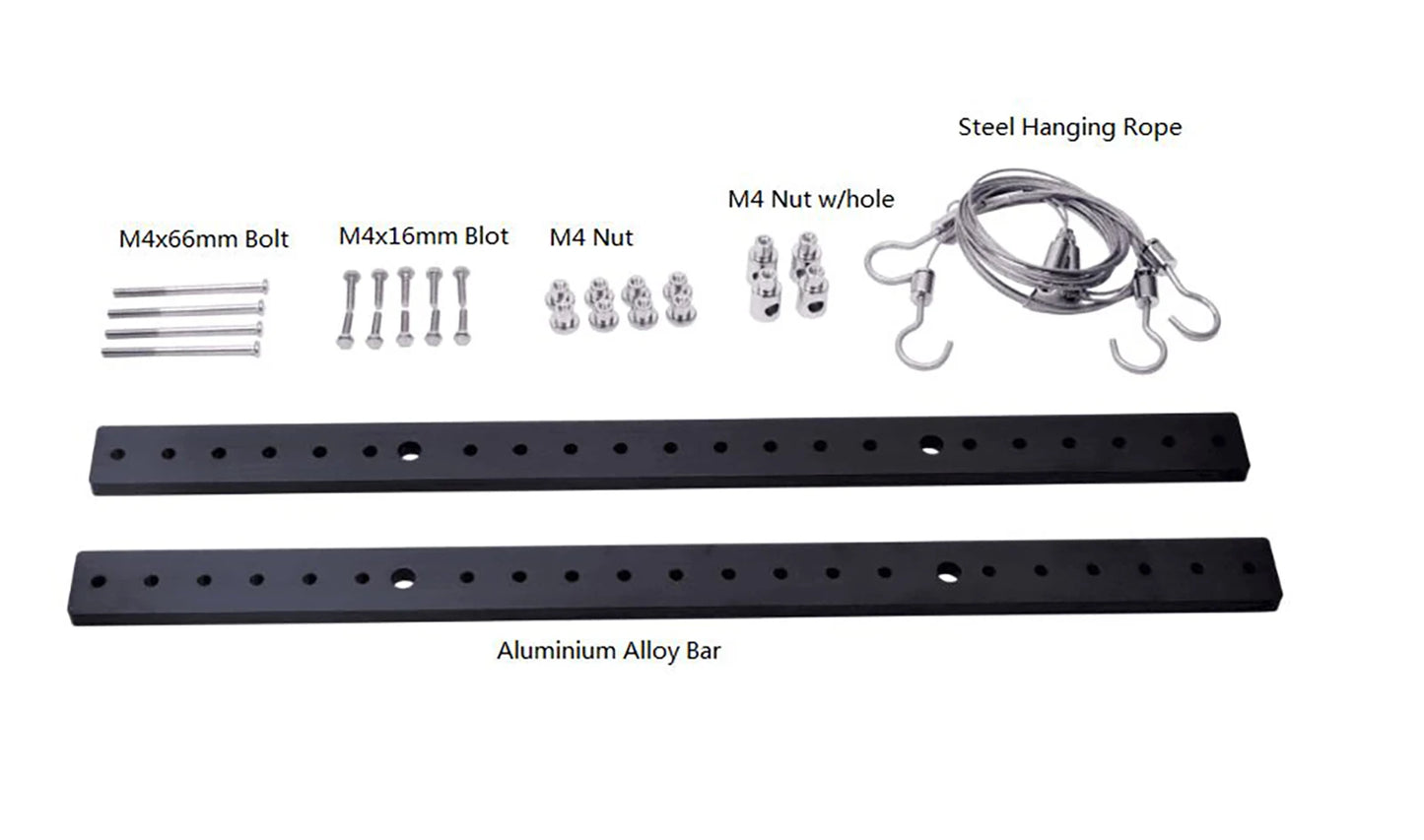 Hanging aquarium universal fixing bracket kit compatible with led bar lights aquarium plant LED lighting fixtures