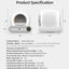 Self-Cleaning cat litter box No More Scooping Automatic Cat Litter Box with APP Control, Safety Protection, Odor Removal, Large