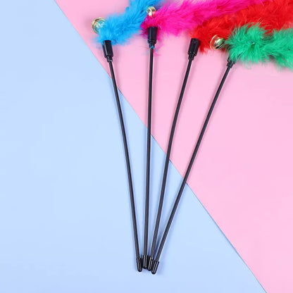 5 Pcs Kitty Feather Teasers