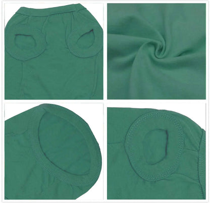 Dog Shirt Clothes, Spring Summer T Shirt Apparel Soft Blank Shirts Clothes For Extra Small Medium Large Extra Large Size Dogs