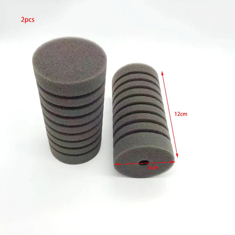 2Pcs Aquarium Filter Bio.Sponge for Fish Tank Aquarium Air Pump Skimmer Biochemical Sponge Filter Aquarium Bio Filter Filtro New