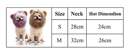 Lion Cattle Pattern Dog Costume Hat for Cat New Year Party Birthday Costume Pet Dogs Products Keep Warm Winter Puppy Accessories